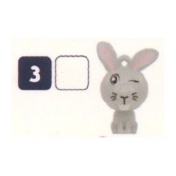 FIGURINE  3 LAPIN - Collection 2024 - Nos amies les bêtes