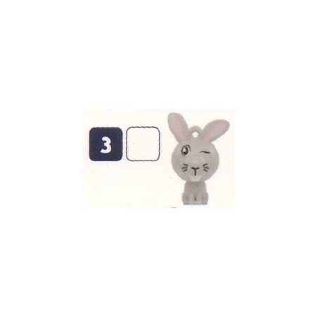 FIGURINE  3 LAPIN - Collection 2024 - Nos amies les bêtes