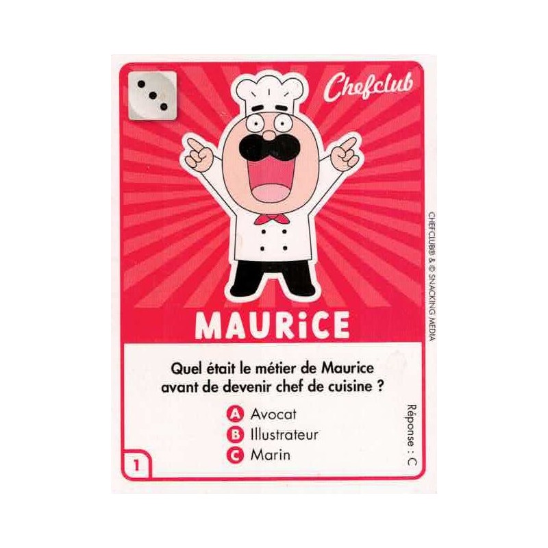 CARTE  01 MAURICE - Collection 2023 - Amuse-toi en cuisine