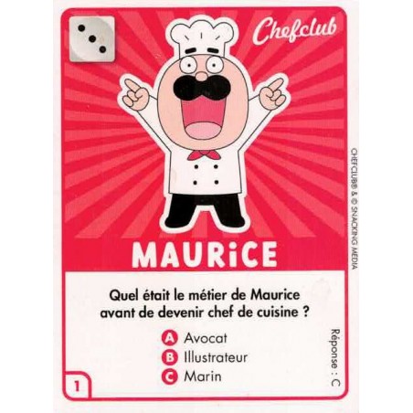 CARTE  01 MAURICE - Collection 2023 - Amuse-toi en cuisine