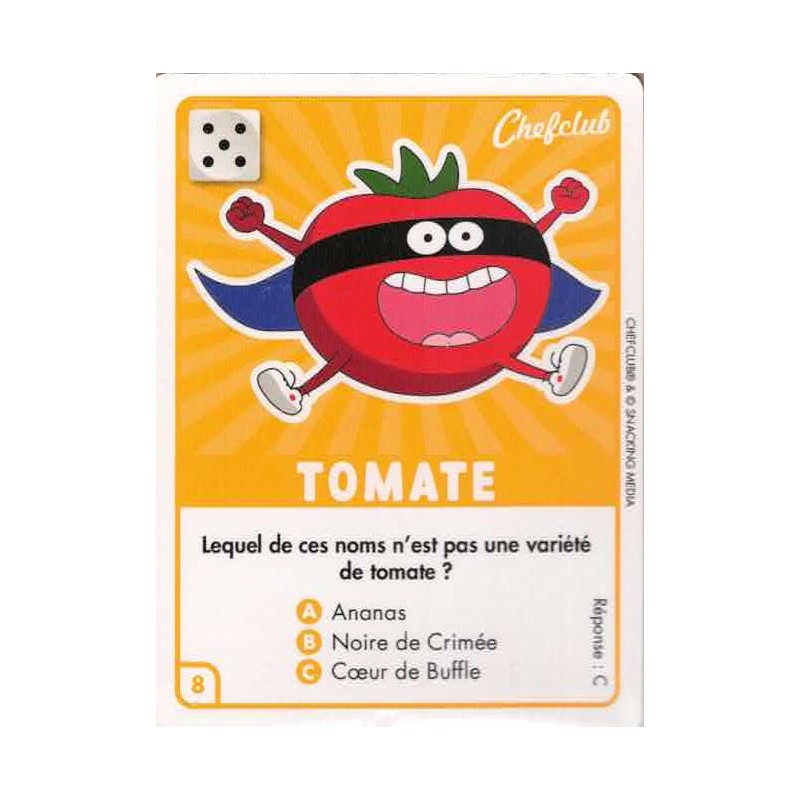 CARTE  08 TOMATE - Collection 2023 - Amuse-toi en cuisine