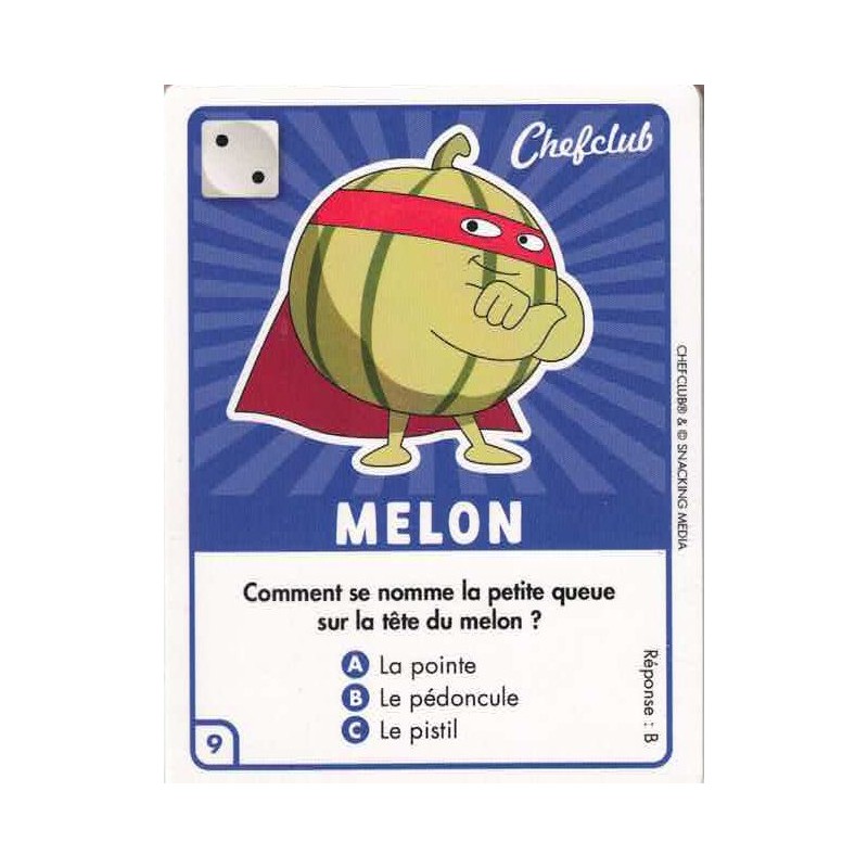 CARTE  09 MELON - Collection 2023 - Amuse-toi en cuisine