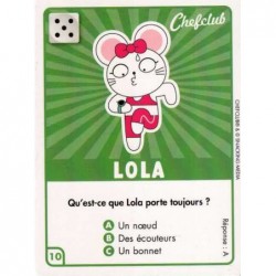 CARTE  10 LOLA - Collection 2023 - Amuse-toi en cuisine