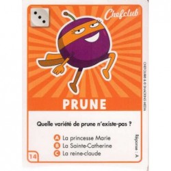 CARTE  14 PRUNE - Collection 2023 - Amuse-toi en cuisine