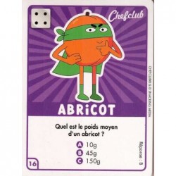 CARTE  16 ABRICOT - Collection 2023 - Amuse-toi en cuisine