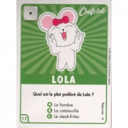 CARTE  17 LOLA - Collection...