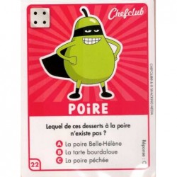 CARTE  22 POIRE -...