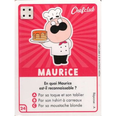 CARTE  24 MAURICE - Collection 2023 - Amuse-toi en cuisine