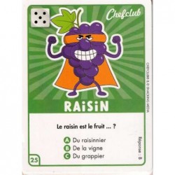 CARTE  25 RAISIN -...