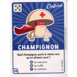 CARTE  28 CHAMPIGNON -...