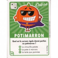 CARTE  30 POTIMARON - Collection 2023 - Amuse-toi en cuisine