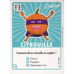 CARTE  32 CITROUILLE -...