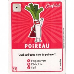 CARTE  37 POIREAU -...