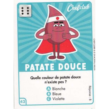 CARTE  42 PATATE DOUCE - Collection 2023 - Amuse-toi en cuisine