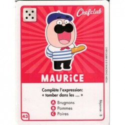 CARTE  43 MAURICE -...