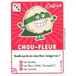 CARTE  57 CHOU-FLEUR - Collection 2023 - Amuse-toi en cuisine