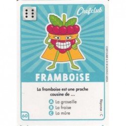 CARTE  60 FRAMBOISE - Collection 2023 - Amuse-toi en cuisine