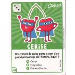 CARTE  63 CERISE - Collection 2023 - Amuse-toi en cuisine