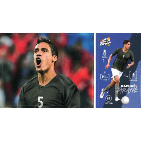 CARTE 02 RAPHAËL VARANE - Collection 2020 - Mange comme un Champion