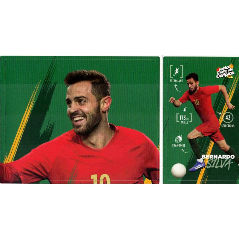 CARTE 08 BERNARDO SILVA - Collection 2020 - Mange comme un Champion