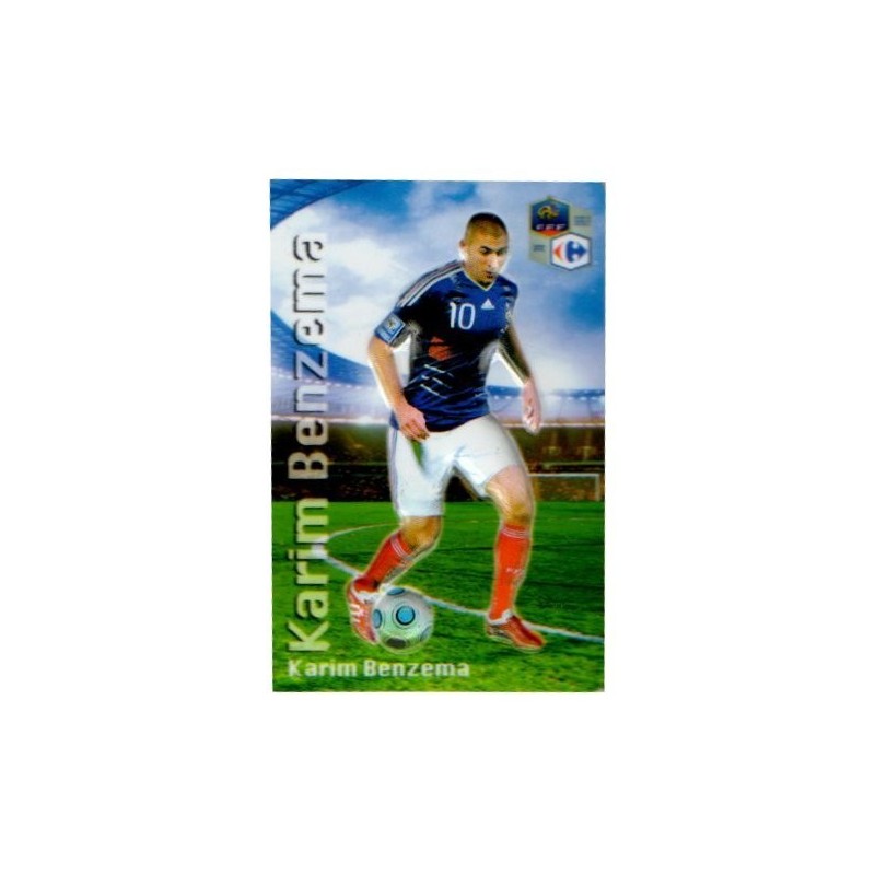 MAGNET  08 KARIM BENZEMA - Collection 2010 - Equipe de France