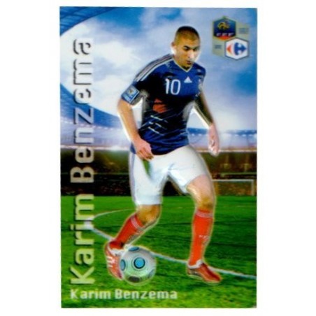 MAGNET  08 KARIM BENZEMA - Collection 2010 - Equipe de France