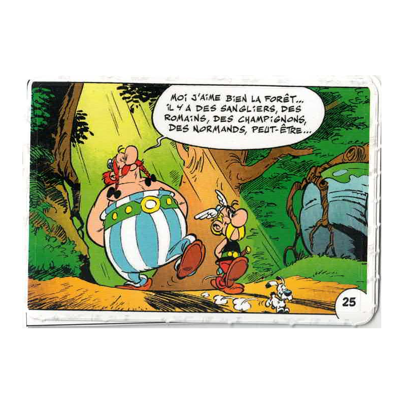 autocollant numéro 25  Collection CORA - Asterix aux Jeux Olympiques