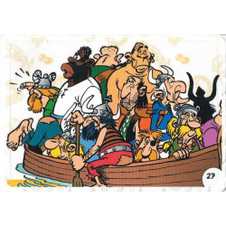 autocollant numéro 27  Collection CORA - Asterix aux Jeux Olympiques