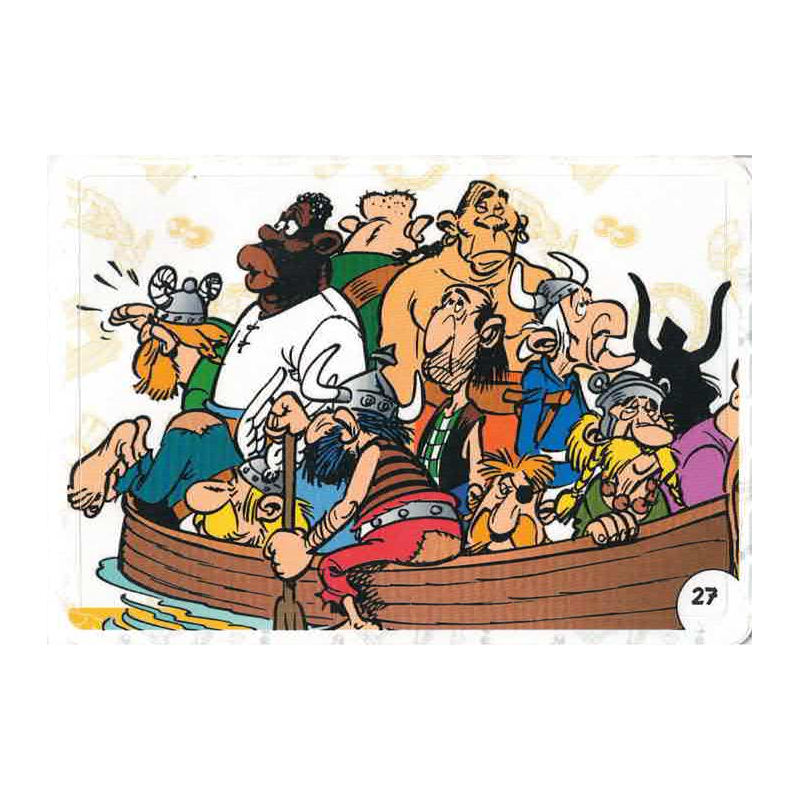 autocollant numéro 27  Collection CORA - Asterix aux Jeux Olympiques