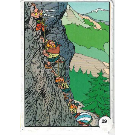 autocollant numéro 29  Collection CORA - Asterix aux Jeux Olympiques