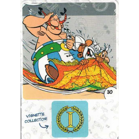 autocollant numéro 30  Collection CORA - Asterix aux Jeux Olympiques