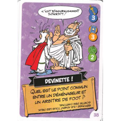 carte numéro 38  Collection CORA - Asterix aux Jeux Olympiques