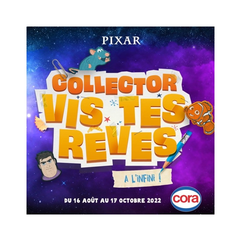 Série Complète de 96 autocollants du collector Vis tes Rêves - Cora & Match - Août 2022