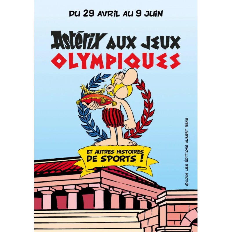 Série Complète de 40 autocollants et 40 cartes du collector Astérix aux Jeux Olympiques - Cora - 2024