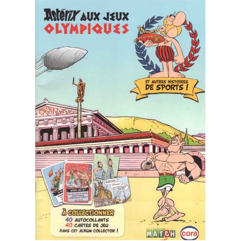 Album collector vierge Astérix aux Jeux Olympiques - Cora - 2024