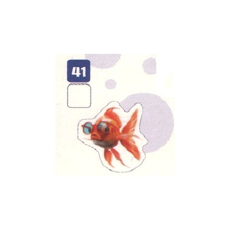 VIGNETTE  41 POISSON ROUGE - Collection 2024 - Nos amies les bêtes