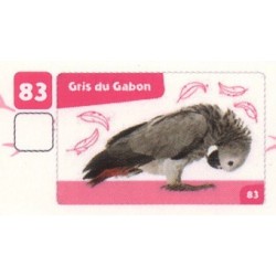 VIGNETTE  83 GRIS DU GABON...