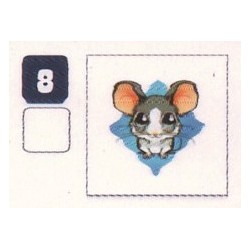 TATOUAGE  8 CHINCHILLA - Collection 2024 - Nos amies les bêtes